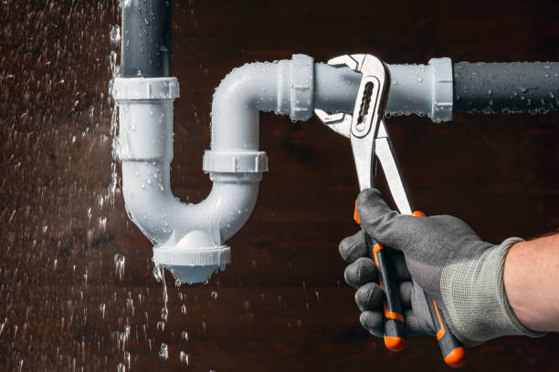 Professional Sewer Line Repair technician working in Marcellus, MI